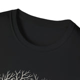 Surreal Forest Shirt, Moon Antlers Illusion Art Tee, Wildlife Nature Tee, Outdoor Lover Gift