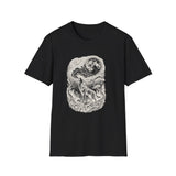 Surreal Forest Shirt, Howl to the Moon Illusion Art Tee, Wildlife Nature Tee, Outdoor Lover Gift