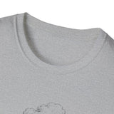 Surreal Fantasy Shirt, Lantern Ladder Cloud Illusion Art Tee, Whimsical Dreamer Tee, Fantasy Lover Gift