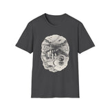 Surreal Celestial Shirt, Moon Stepping Stones Illusion Art Tee, Moon Phase Tee, Mystical Witchy Gift