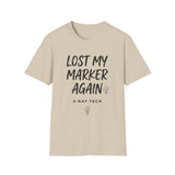 Lost My Marker Again Shirt, Funny X-Ray Tech Shirt, Radiology Tech Gift, Rad Tech Week Tee, Radiologic Technologist