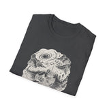 Surreal Space Shirt, Fishing for Stars Illusion Art Tee, Astronomy Tee, Space Lover Gift