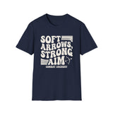 Soft Arrows, Strong Aim Shirt, Funny Combat Archery Shirt, Archery Gift, Archer Tee, Combat Archery Gift