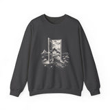 Surreal Ocean Sweatshirt, Desert Door Ocean Illusion Art Crewneck, Sailing Tee, Ocean Lover Gift