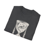Surreal Celestial Shirt, Star Hourglass Illusion Art Tee, Moon Phase Tee, Mystical Witchy Gift