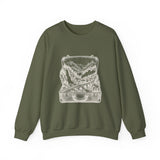 Surreal Travel Sweatshirt, Suitcase Valley Illusion Art Crewneck, Adventure Gift, Wanderlust Tee