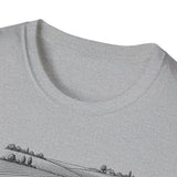 Surreal Accountant Shirt, Ledger to Farm Fields Illusion Art Tee, Accountant Gift, CPA Tee, Tax Season Gift