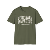 Dust Bath Inspector Shirt, Funny Chicken Keeper Shirt, Chicken Lover Gift, Backyard Chicken Tee, Homestead Gift