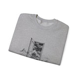 Surreal Ocean Sweatshirt, Desert Door Ocean Illusion Art Crewneck, Sailing Tee, Ocean Lover Gift