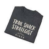 Trail Snack Strategist Shirt, Funny Hiker Shirt, Hiker Gift, Hiking Tee, Outdoor Lover Gift