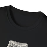 Surreal Knitter Shirt, Yarn to Ocean Waves Illusion Art Tee, Knitting Gift, Knitter Tee, Yarn Lover Gift
