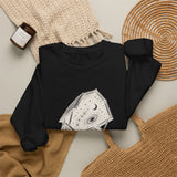 Surreal Farmer Sweatshirt, Starry Barn Illusion Art Crewneck, Farmer Gift, Farm Tee, Vintage Engraving Tee