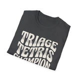 Triage Tetris Champion Shirt, Funny ER Nurse Shirt, ER Nurse Gift, Emergency Nurse Tee, Nurse Week Gift