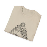 Surreal Ocean Shirt, Seashell City Illusion Art Tee, Sailing Tee, Ocean Lover Gift