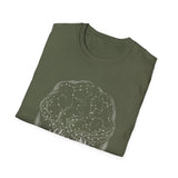 Surreal Celestial Shirt, Star Hands Illusion Art Tee, Moon Phase Tee, Mystical Witchy Gift