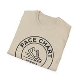 Pace Chart Nerd Shirt, Funny Runner Shirt, Runner Gift, Running Tee, Marathon Gift