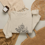 Surreal Architect Sweatshirt, Blueprint Castle Illusion Art Crewneck, Architect Gift, Vintage Engraving Tee