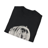 Surreal Photographer Shirt, Camera Lens Waterfall Illusion Art Tee, Photographer Gift, Camera Tee, Vintage Engraving Tee