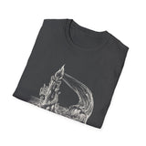 Surreal Ocean Shirt, Candle Lighthouse Illusion Art Tee, Whale Sea Life Tee, Beach Lover Gift