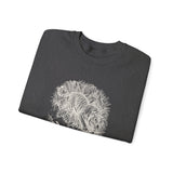 Surreal Cat Sweatshirt, Shadow Tiger Illusion Art Crewneck, Cat Lover Gift, Vintage Engraving Cat Tee