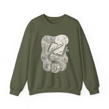 Surreal Bookish Sweatshirt, Endless Library Illusion Art Crewneck, Book Lover Gift, Reader Tee, Dark Academia Shirt