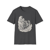 Surreal Celestial Shirt, Moon Lantern Illusion Art Tee, Moon Phase Tee, Mystical Witchy Gift