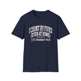 I Count by Fives (Even at Home) Shirt, Funny Pharmacy Tech Shirt, Pharmacist Gift, Pharmacy Technician Tee, Pharmacy Week Gift