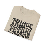 Triage Tetris Champion Shirt, Funny ER Nurse Shirt, ER Nurse Gift, Emergency Nurse Tee, Nurse Week Gift