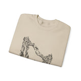 Surreal Fantasy Sweatshirt, Hands Bridge Illusion Art Crewneck, Whimsical Dreamer Tee, Fantasy Lover Gift