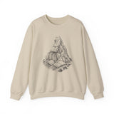 Surreal Bookish Sweatshirt, Book Mountains Illusion Art Crewneck, Book Lover Gift, Reader Tee, Dark Academia Shirt