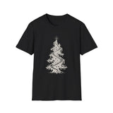 Surreal Christmas Shirt, Christmas Tree Staircase Illusion Art Tee, Christmas Gift, Winter Holiday Tee