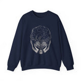 Surreal Celestial Sweatshirt, Star Hands Illusion Art Crewneck, Moon Phase Tee, Mystical Witchy Gift
