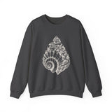 Surreal Ocean Sweatshirt, Seashell City Illusion Art Crewneck, Sailing Tee, Ocean Lover Gift