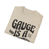 Gauge Is a Suggestion Shirt, Funny Knitter Shirt, Knitting Gift, Knitter Tee, Yarn Lover Gift