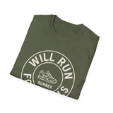 Will Run for Bagels Shirt, Funny Runner Shirt, Runner Gift, Running Tee, Marathon Gift