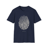 Surreal Beekeeper Shirt, Honeycomb to City Illusion Art Tee, Beekeeping Gift, Beekeeper Tee, Honey Lover Gift