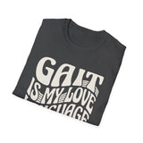 Gait Is My Love Language Shirt, Funny Physical Therapy Shirt, PT Gift, Physical Therapist Tee, Rehab Team Gift