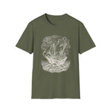 Surreal Bookish Shirt, Book Boat Illusion Art Tee, Book Lover Gift, Reader Tee, Dark Academia Shirt