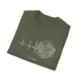 Surreal ICU Nurse Shirt, Monitor to Mountains Illusion Art Tee, ICU Nurse Gift, Critical Care Nurse Tee, Nurse Week Gift
