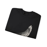 Surreal Pilot Sweatshirt, Airplane Bird Wing Illusion Art Crewneck, Aviation Gift, Vintage Engraving Tee