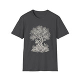 Surreal Ocean Shirt, Anchor Tree Illusion Art Tee, Whale Sea Life Tee, Beach Lover Gift
