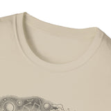 Surreal Bird Shirt, Crow and the Key Illusion Art Tee, Bird Lover Gift, Birdwatching Tee
