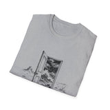 Surreal Ocean Shirt, Desert Door Ocean Illusion Art Tee, Sailing Tee, Ocean Lover Gift