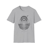 Surreal Combat Archery Shirt, Target to Sunset Illusion Art Tee, Archery Gift, Archer Tee, Combat Archery Gift