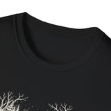 Surreal Christmas Shirt, Reindeer Forest Antlers Illusion Art Tee, Christmas Gift, Winter Holiday Tee