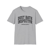 Dust Bath Inspector Shirt, Funny Chicken Keeper Shirt, Chicken Lover Gift, Backyard Chicken Tee, Homestead Gift