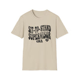 Sit-to-Stand Supervisor Shirt, Funny CNA Shirt, CNA Gift, Nursing Assistant Tee, Healthcare Worker Gift