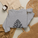 Surreal Christmas Sweatshirt, Pinecone House Illusion Art Crewneck, Christmas Gift, Winter Holiday Sweater