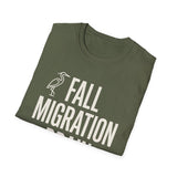 Fall Migration Brain Shirt, Funny Birder Shirt, Bird Watcher Gift, Birdwatching Tee, Birder Gift