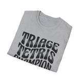 Triage Tetris Champion Shirt, Funny ER Nurse Shirt, ER Nurse Gift, Emergency Nurse Tee, Nurse Week Gift